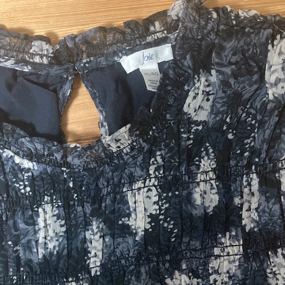 NEW NWT Joie Baltic Print Mini Dress Size XL - Picture 6 of 8